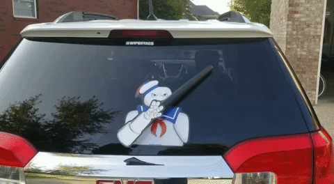 Stay Puft Marshmallow Man Ghostbusters Wiper GIF