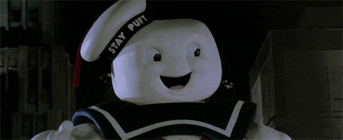 Stay Puft Marshmallow Man Swaying Ghostbuster GIF