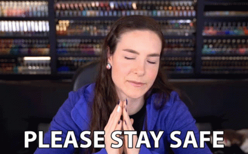 Stay Safe Cristine Rotenberg GIF