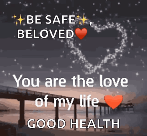 Stay Safe Shining Heart GIF