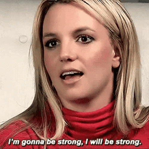 Britney Spears Stay Strong GIF
