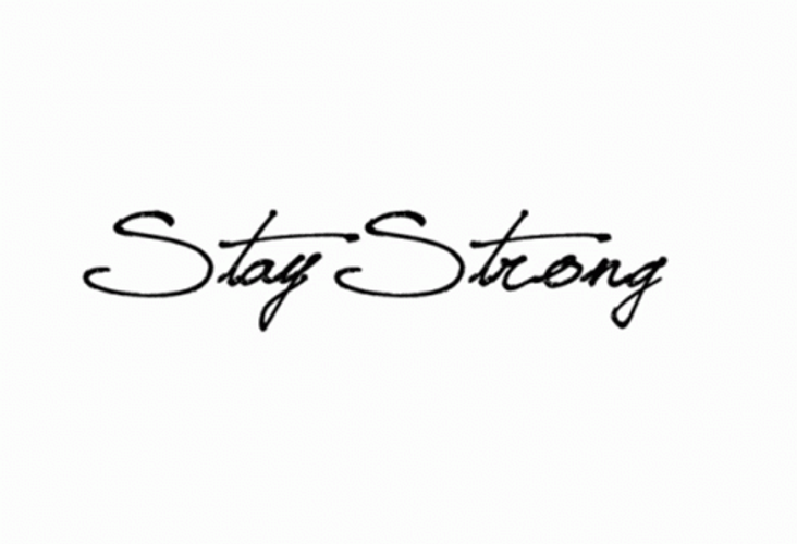 Stay Strong Fonts  GIF