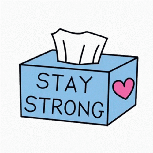 Stay Strong Tissue Box  GIF