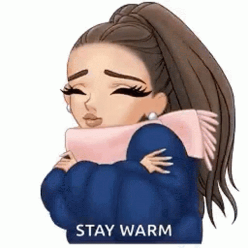Stay Warm Ariana Grande Art GIF