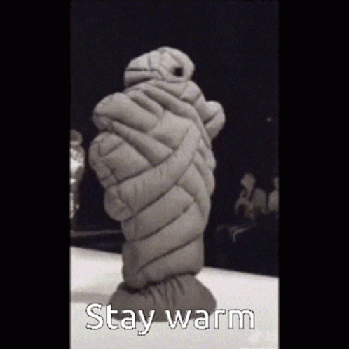 Stay Warm Fashion Model GIF
