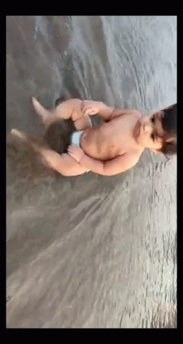 Staying Cool In The Beach GIF