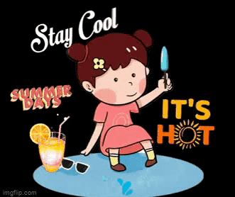 Staying Cool On Summer Days GIF