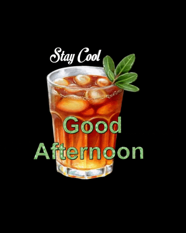 Staying Cool With Iced Tea GIF