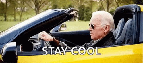 Staying Cool With Uncle Biden GIF
