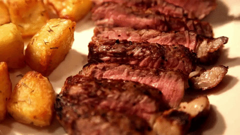 Steak Bordelaise Food Porn GIF