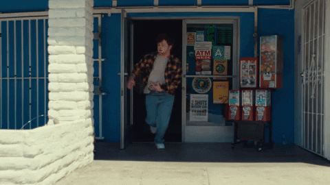Stealing Man Running Fast GIF