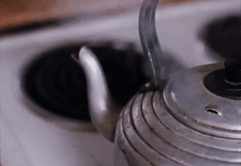 Steam Coming Out Kettle GIF