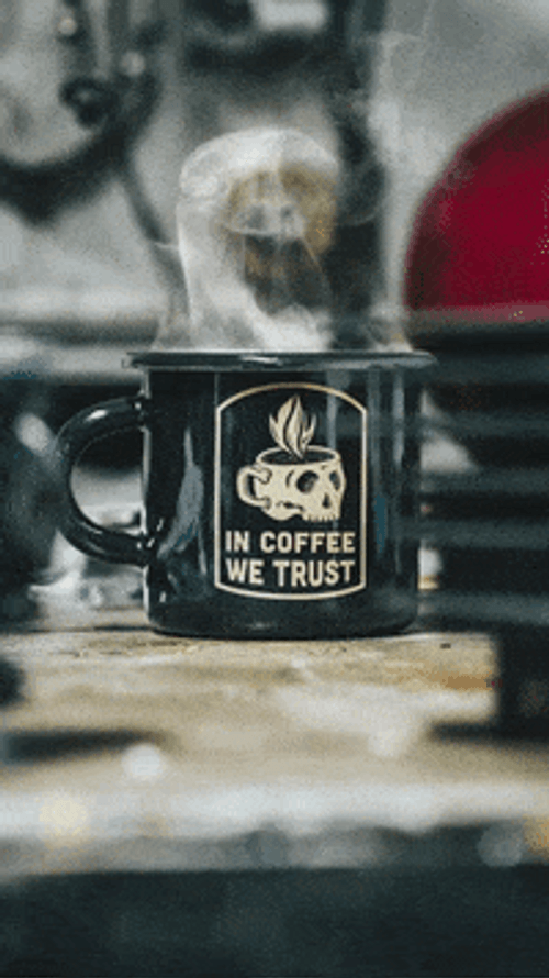 Steaming Hot Coffee GIF