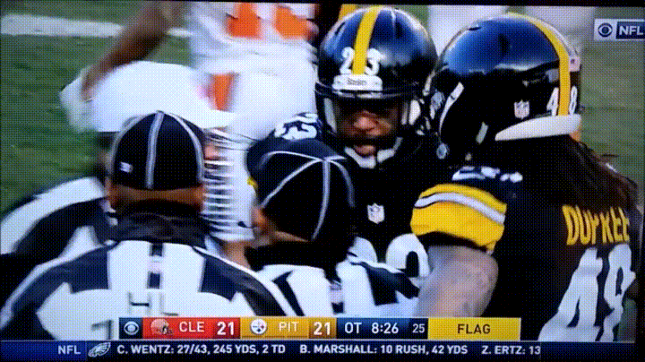 Steelers Discussion With Coach GIF