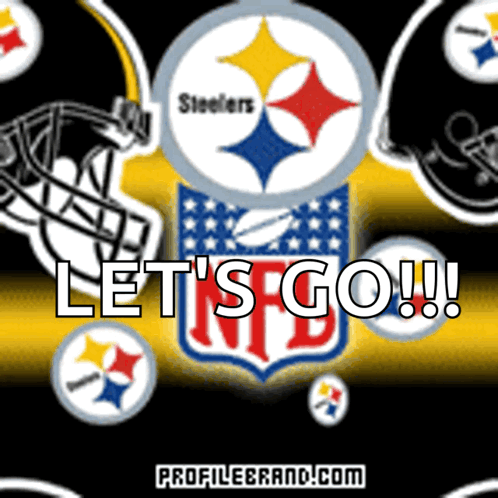 Steelers Let's Go Poster