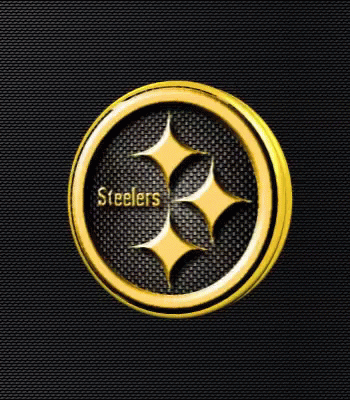 Steelers Logo on Black Background
