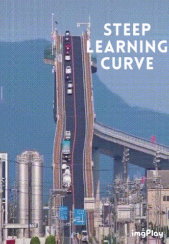 Steep Learning Curve Representation GIF
