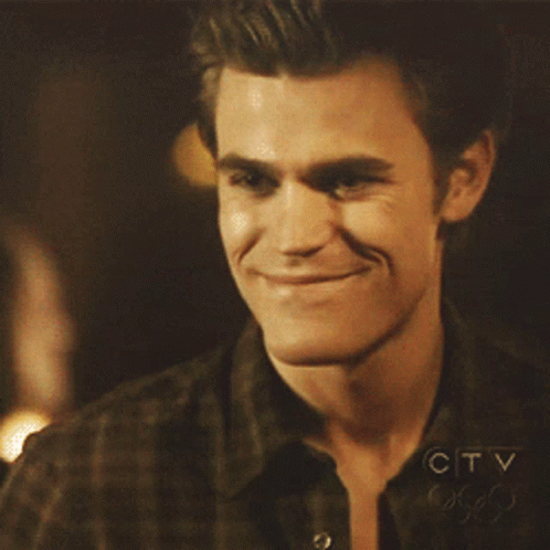 Stefan Salvatore Actor Flattered Smile GIF