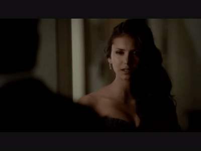 Stefan Salvatore And Elena Vampire Diaries GIF
