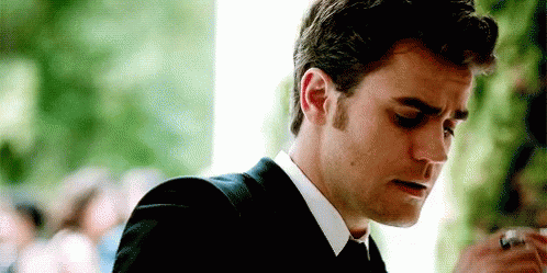 Stefan Salvatore Drinking Vodka GIF