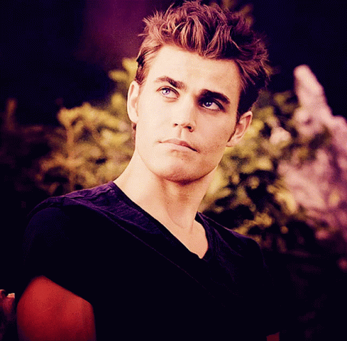 Stefan Salvatore Looking Up GIF