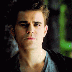 Stefan Salvatore Vampire Diaries Serious Stare GIF