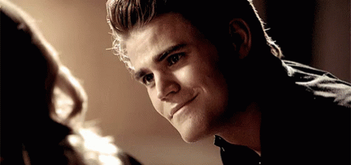 Stefan Salvatore Vampire Diaries Thankful Smile GIF