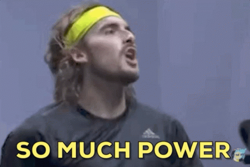 Stefanos Tsitsipas I Got The Power GIF