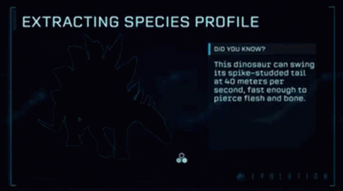 Stegosaurus On Computer Screen GIF