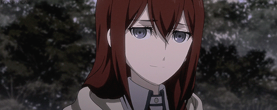 Steins Gate Kurisu Talking GIF