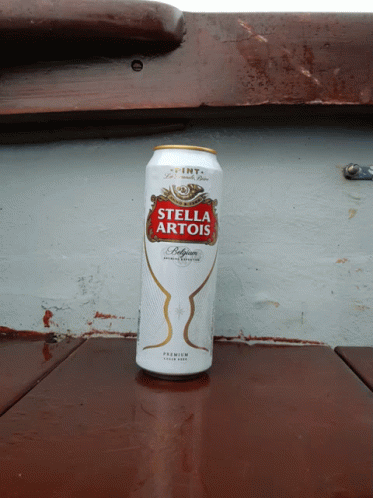 Stella Crushed Can Time Lapse GIF