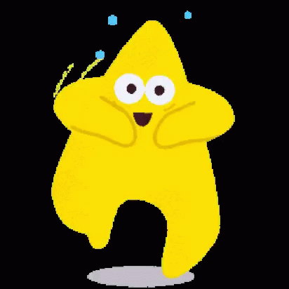 Stella Starfish Animated Happy Dance GIF