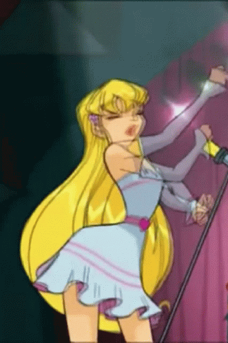 Stella Winx Club Cartoon Sing Dance GIF
