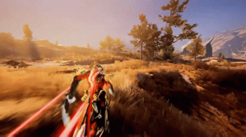 Stellar Blade Sprint In The Game GIF