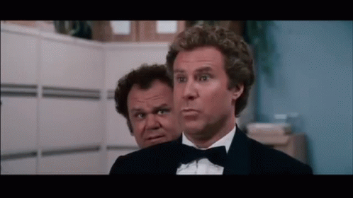 Step Brothers Interview John Reilly Peeking GIF