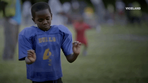 Step Dancing Football Kid GIF