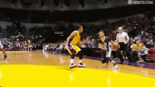 Steph Curry 3 Block Shot GIF