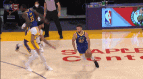 Steph Curry 3 High Jump GIF