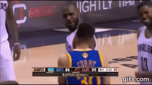 Steph Curry Dunk Nod GIF