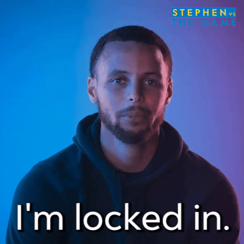 Steph Curry Night Night I'm Locked In GIF