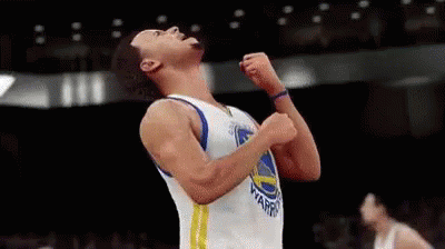 Steph Curry Night Night Looks Up GIF