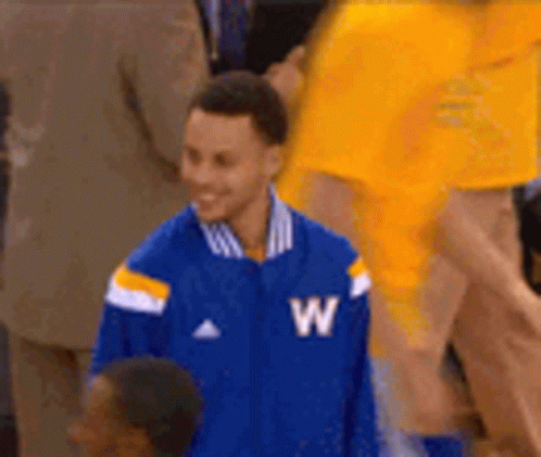Steph Curry Night Night Shakes Shoulders GIF