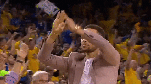 Steph Curry Night Night Show 3 Hand Points GIF