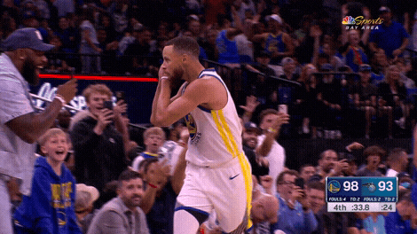 Steph Curry Night Night Sleep Pose Running GIF