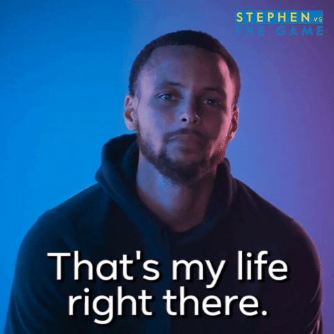 Steph Curry Night Night That's My Life Right GIF
