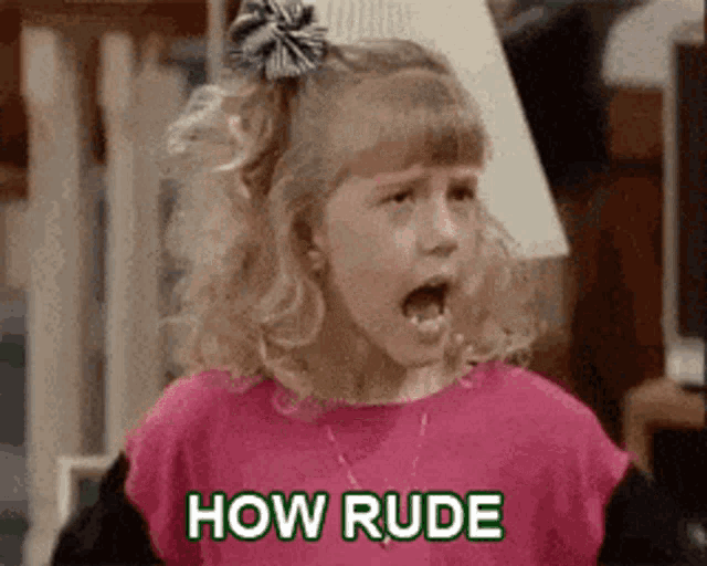 Stephanie Tanner How Rude Gif GIF