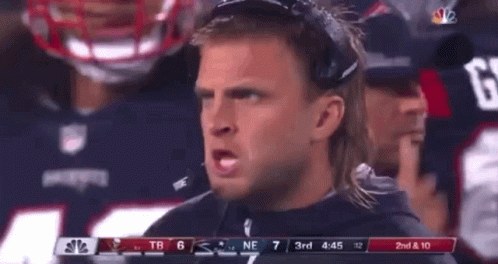 Stephen Belichick Patriots Sticking Tongue Out GIF