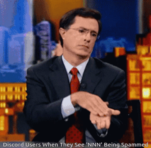 Stephen Colbert Sarcastic Clapping Discord Meme GIF