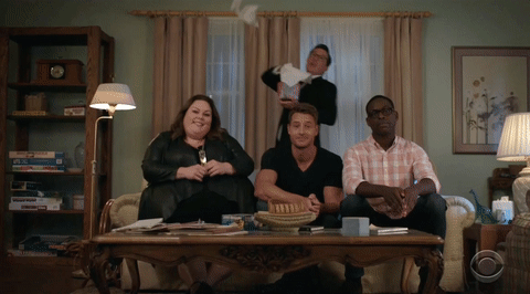 Stephen Colbert Throwing Papers GIF