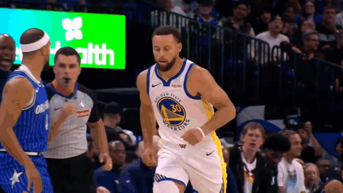 Stephen Curry Celebrates Basket GIF